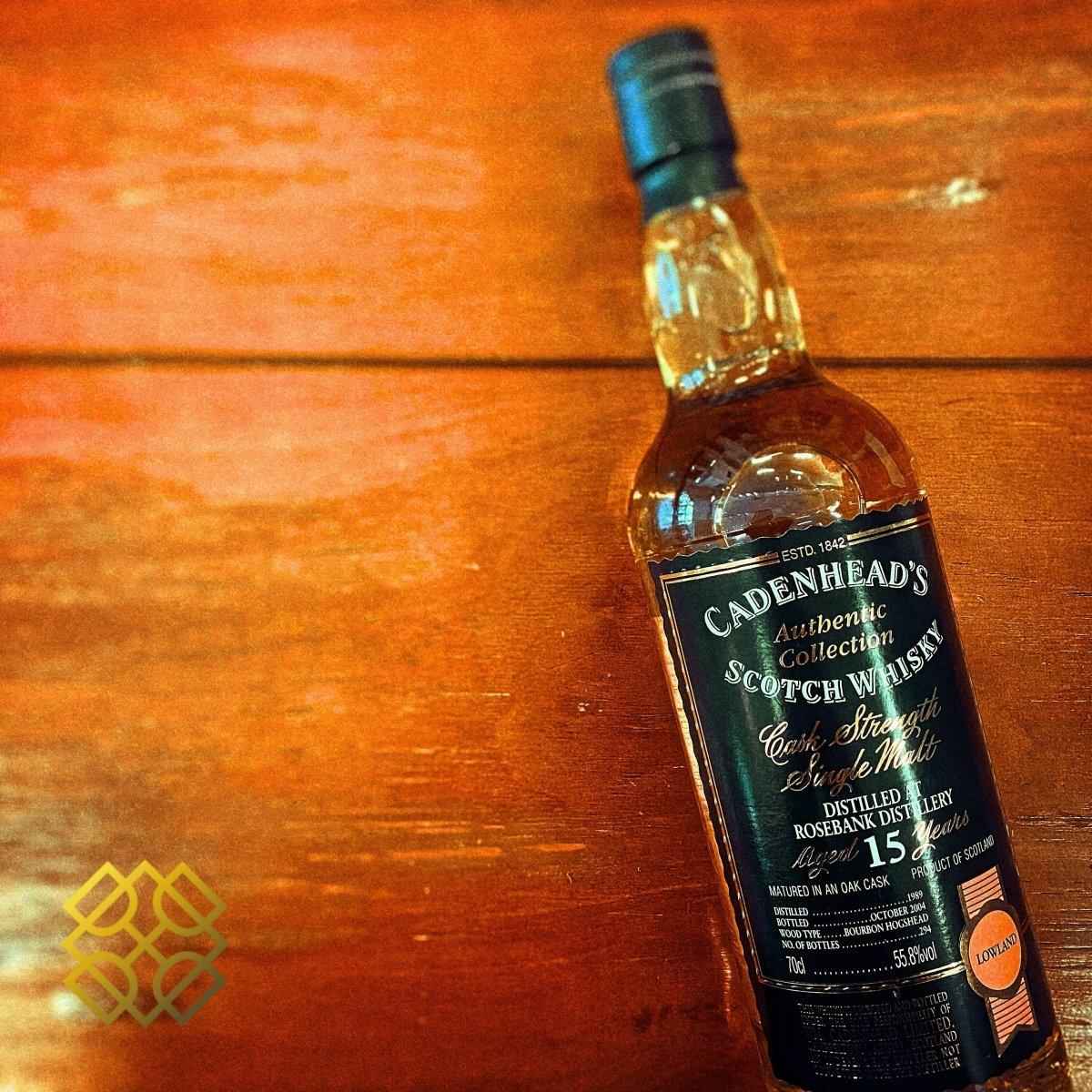 Cadenhead's Rosebank - 15YO, 1989/2004, 55.8%  Type : Single malt whisky