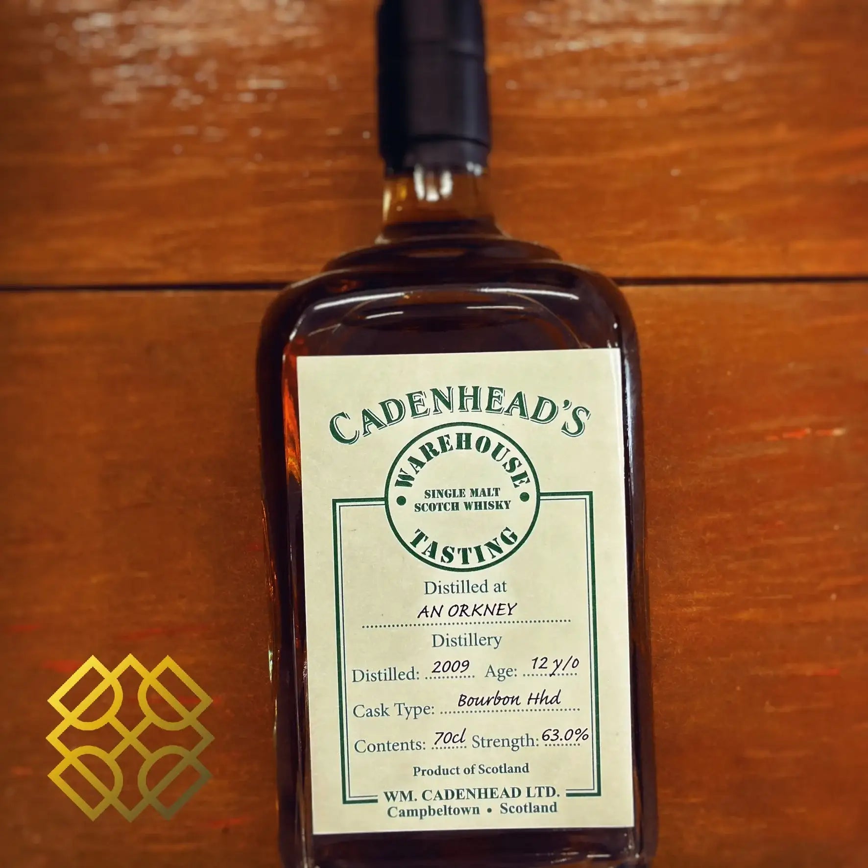 Cadenheads Secret Orkney - 12YO, 2009, Warehouse Tasting, 63% - Scotch Whisky
