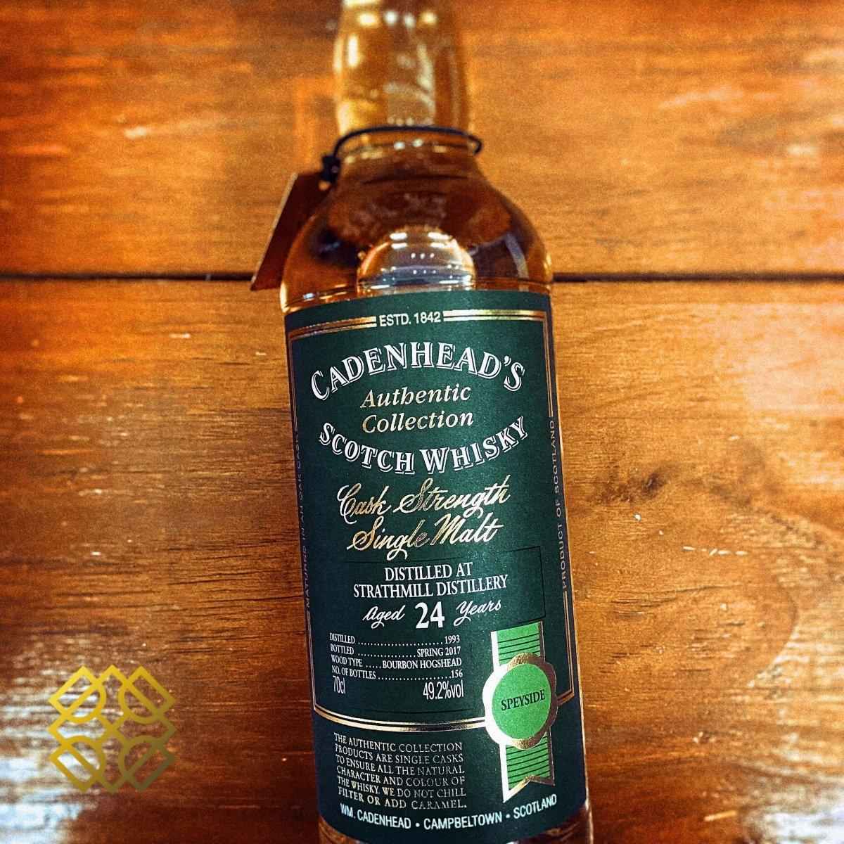 Cadenhead's Strathmill - 24YO, 1993/2017, 49.2% Type : Single malt whisky 威士忌
