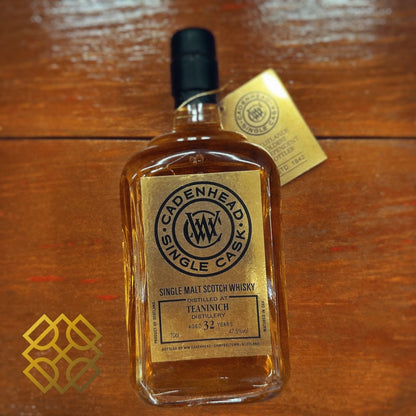 Cadenhead's Teaninich - 32YO, 1983/2015, 47.5% (WF88) (分現金/信用卡價) - 蘇格蘭威士忌