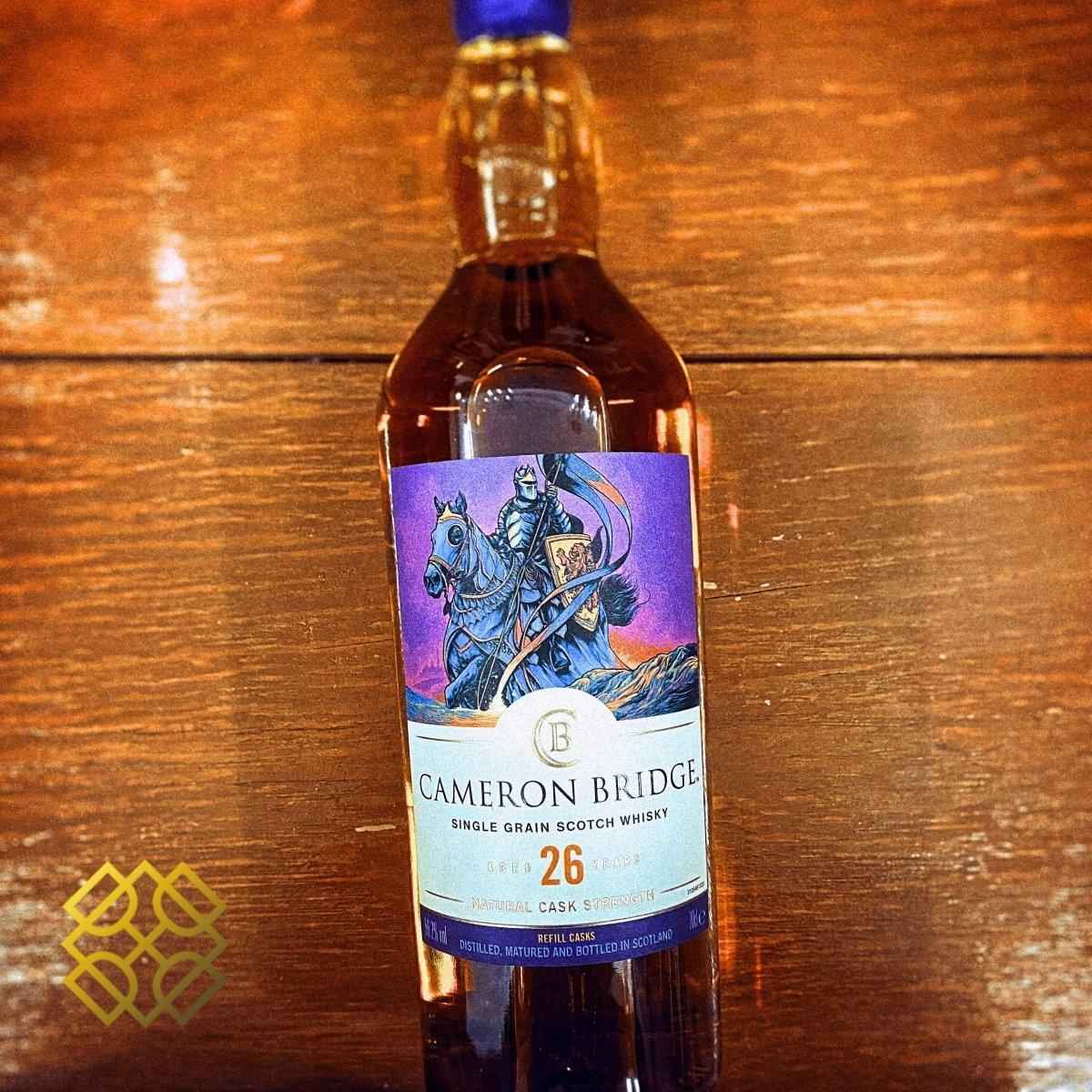 Cameronbridge -26YO, Refill Casks, Special Release 2022, 56.2%  Type: Single Grain Scotch Whisky 威士忌