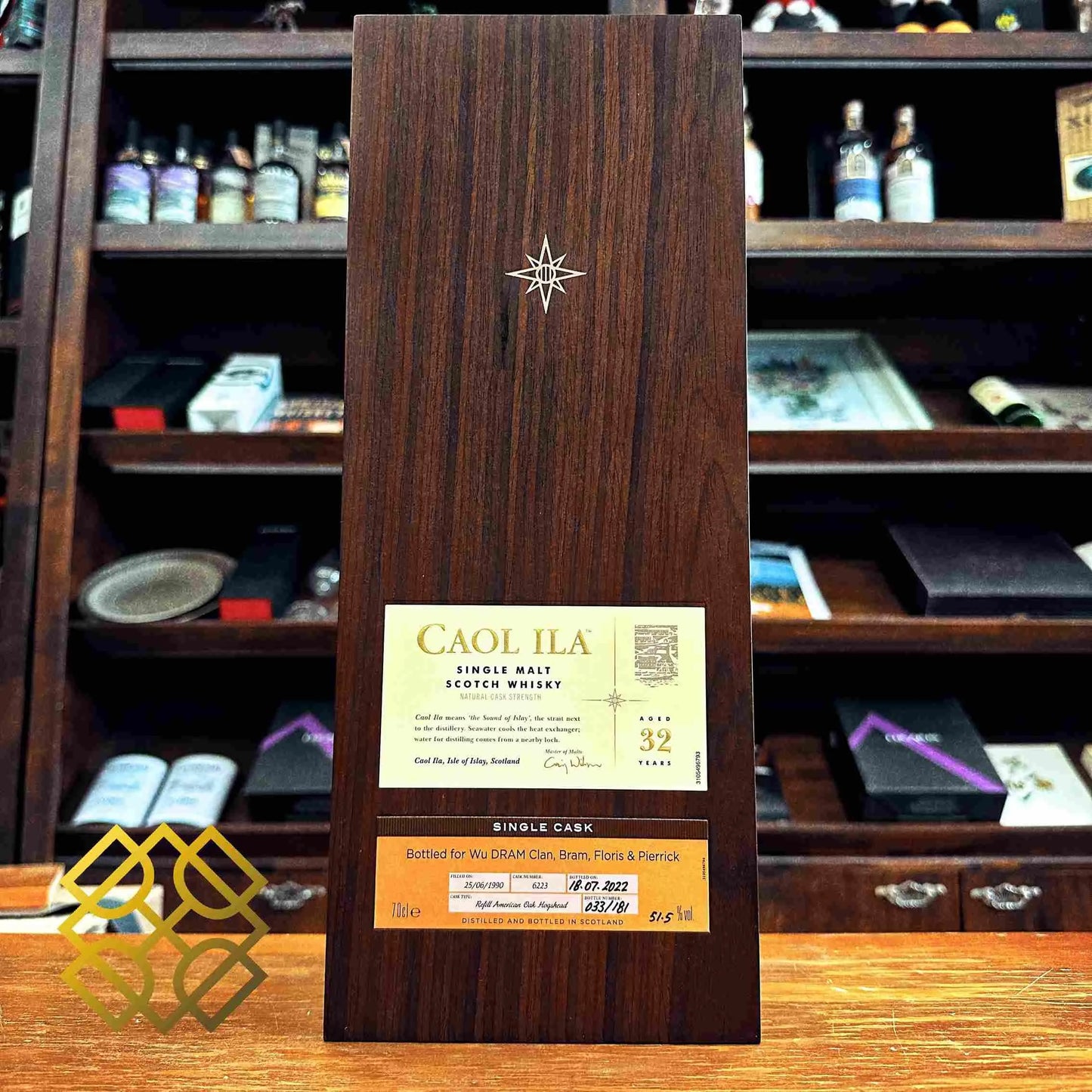 Caol Ila - 32YO, 1990/2022, #6223, Cask of Distinction, for WDC, 51.5% (WB 91.6) (分現金/信用卡價) - Scotch Whisky