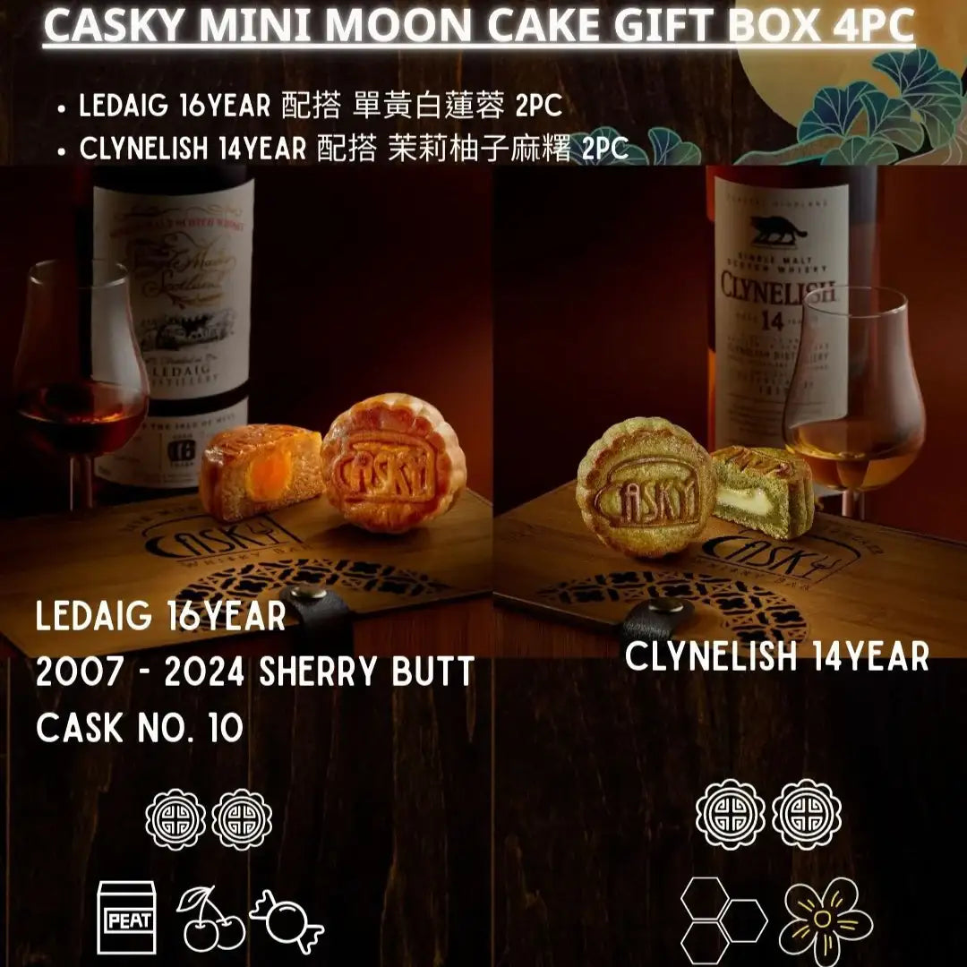 Casky - Mini Mooncake Gift Box (4pc) (2025) - 