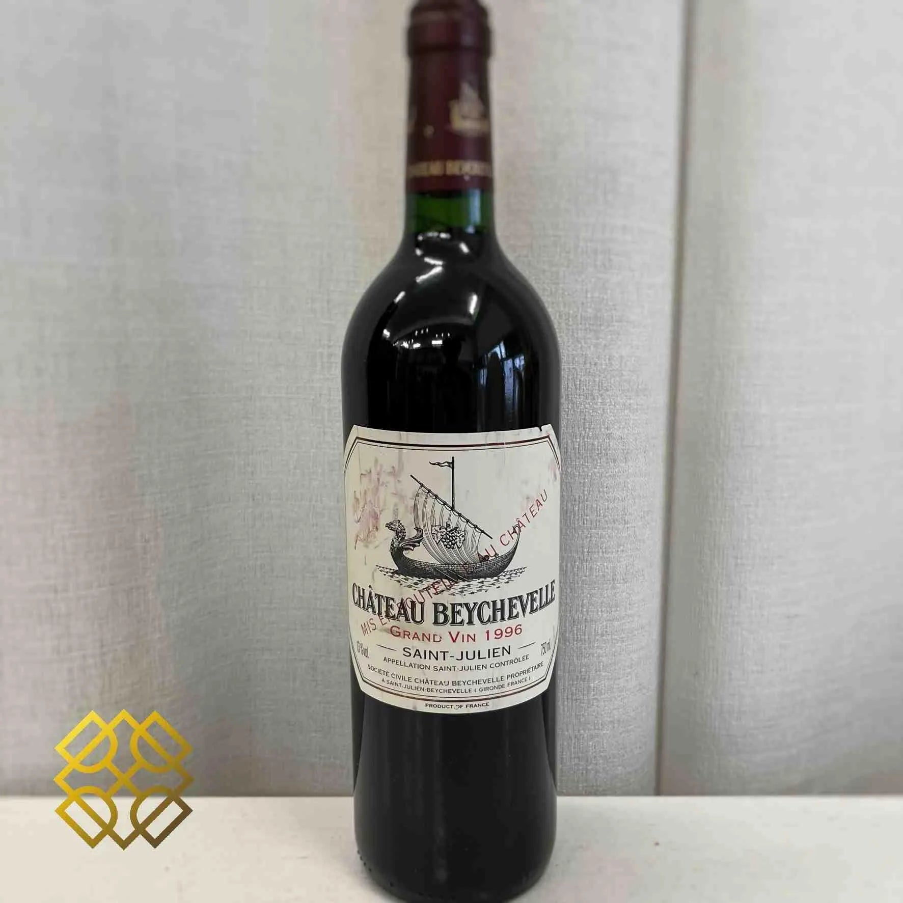 Chateau Beychevelle 4eme Grand Cru Classe 1996 - Red Wine - France