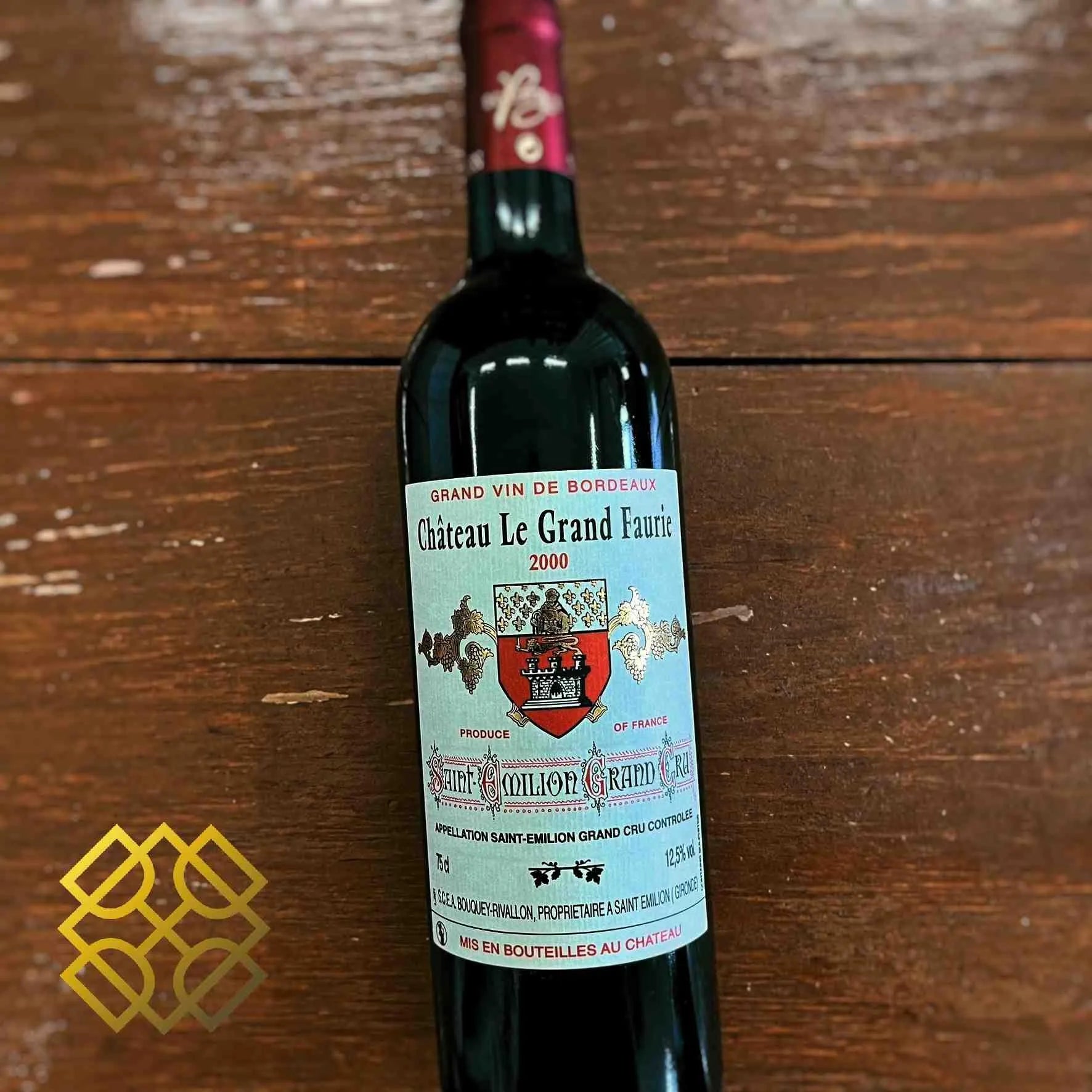 Chateau Le Grand Faurie Saint-Emilion Grand Cru 2000 - Red Wine - France