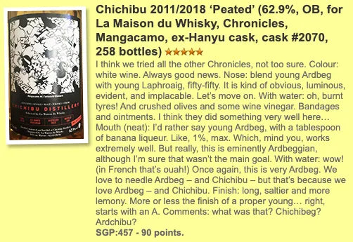 Chichibu - 6YO, Peated, 2012/2018, #2070, ex-Hanyu Cask, by LMDW, 62.9% (WF90) (分現金/信用卡價) - Japanese Whisky