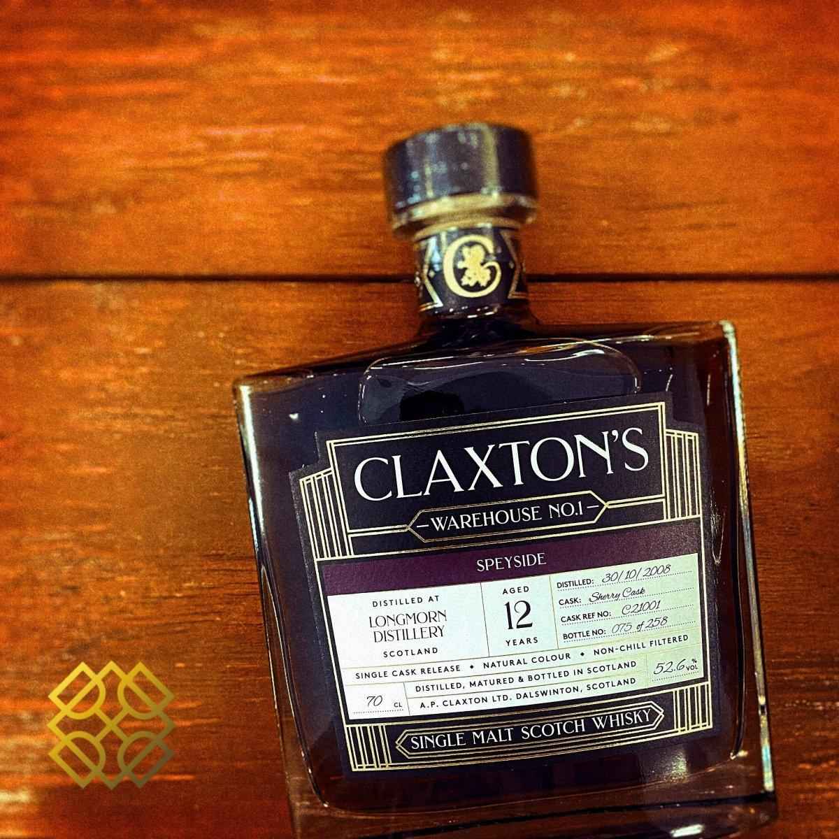 Claxton's Longmorn - 12YO, 2008/2021, 52.6%  Type : Single malt whisky 威士忌