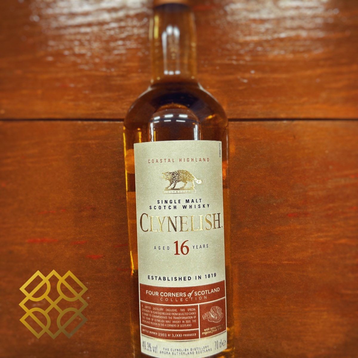 Clynelish - 16YO, Four Corners of Scotland, 49.3% (WB 88.55) (分現金/信用卡價) - 蘇格蘭威士忌