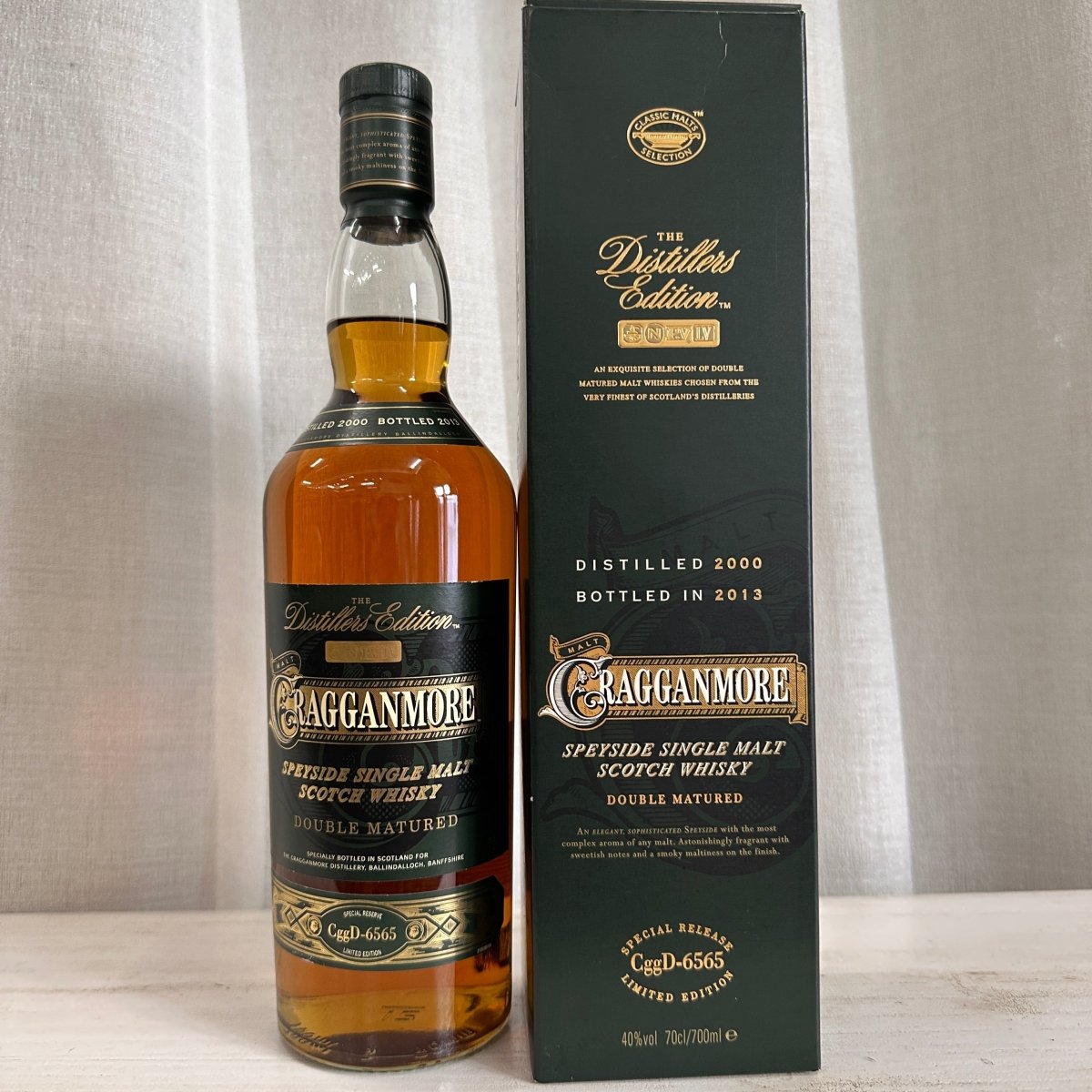 Cragganmore 2000/2013, The Distillers Edition, CggD-6565, 40% - 蘇格蘭威士忌