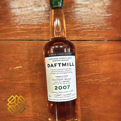 Daftmill - 12YO, 2007/2020, #026/2007, 58.2% (WF89) - Scotch Whisky