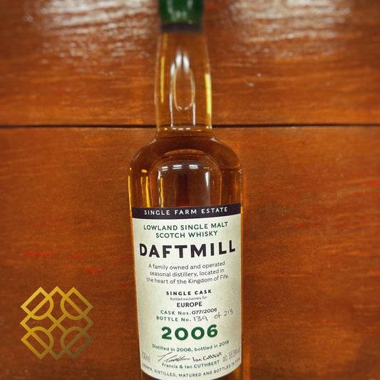 Daftmill - 2006/2019, 077/2006, 56.9% (WB90.05) (分現金/信用卡價) - 蘇格蘭威士忌