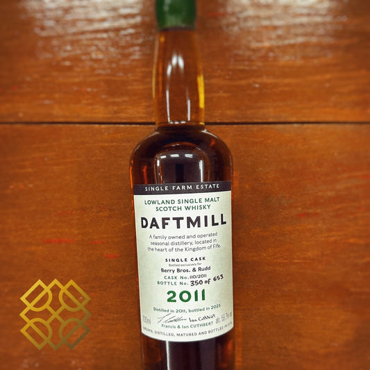 Daftmill 2011/2025, 110/2011, 1st fill Oloroso Sherry Butt, 59.7%, Bottled exclusively for Berry Bros. & Rudd (WB87.56) (分現金/信用卡價) - 蘇格蘭威士忌