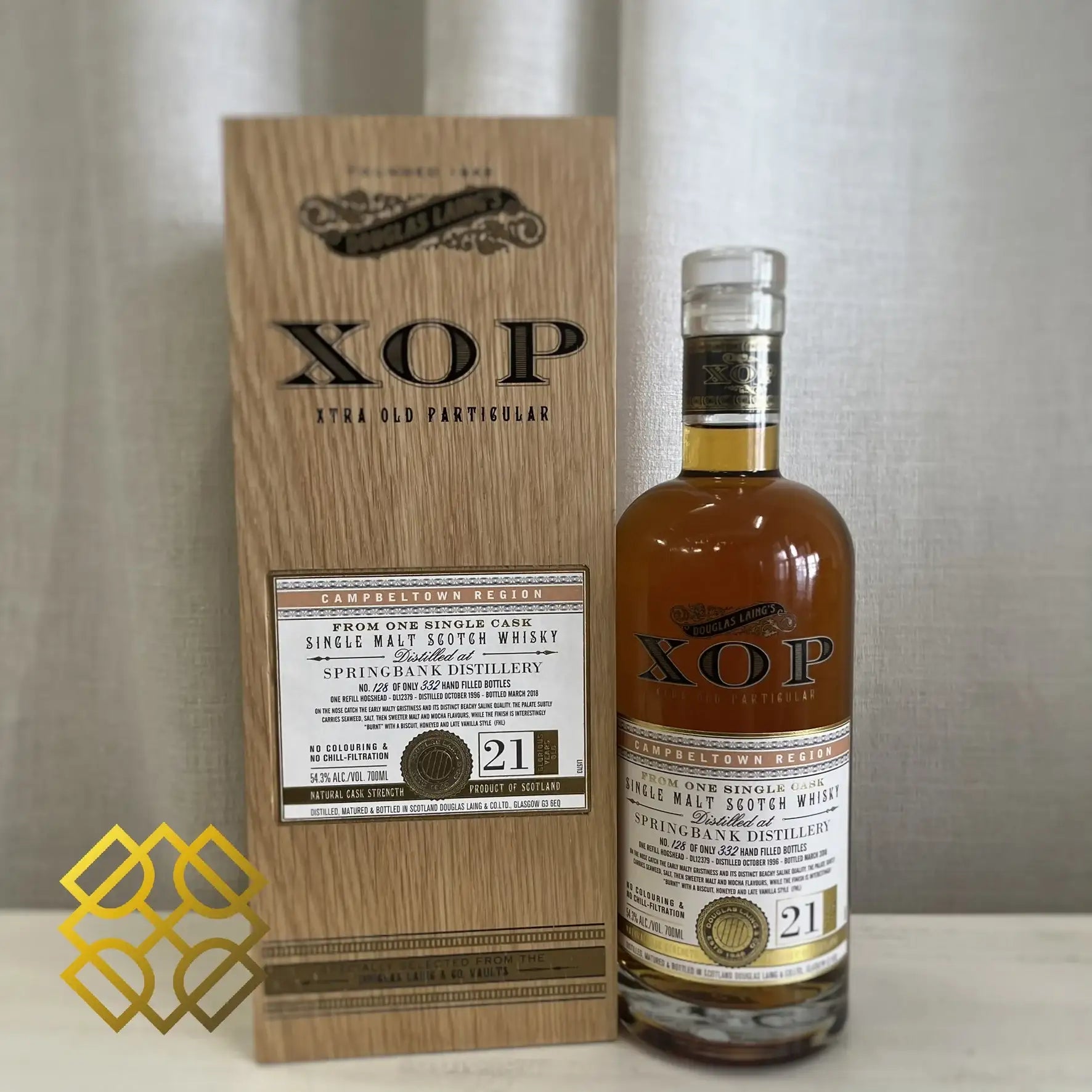 DL XOP Springbank - 21YO, 1996/2018, #DL 12379, 54.3% (WF92) (分現金/信用卡價) - Scotch Whisky