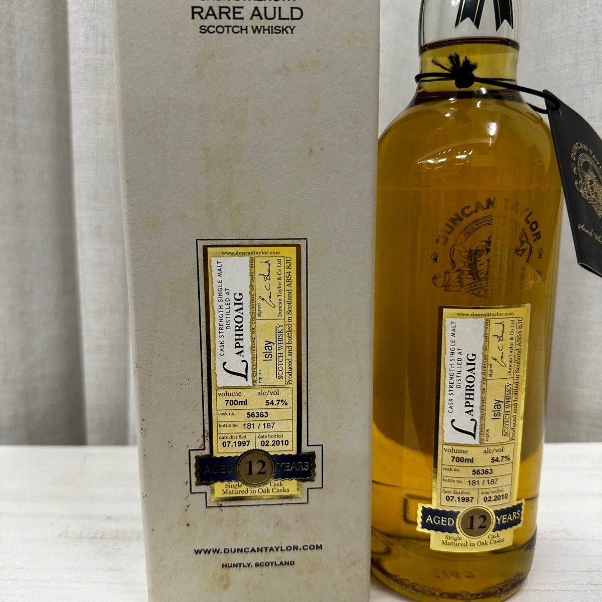 Duncan Taylor Laphroaig - 12YO, 1997/2010, Rare Auld, 56363, 54.7% (WF90) (分現金/信用卡價) - 蘇格蘭威士忌