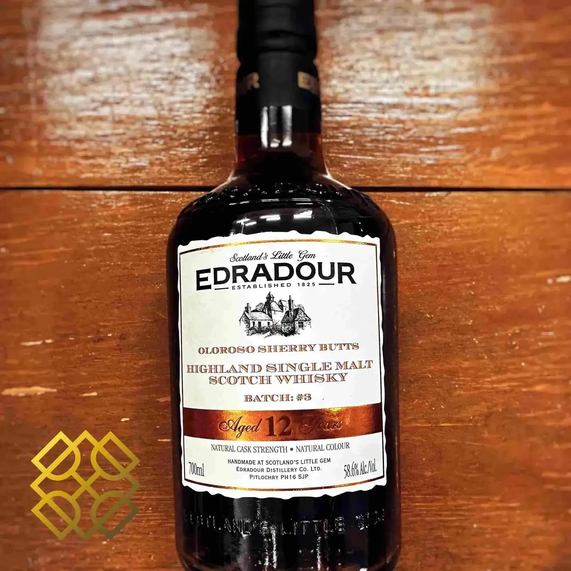 Edradour - 12YO, 2012/2024, Batch #3, 1st & 2nd Fill Oloroso Sherry Butt, 58.6% - Scotch Whisky