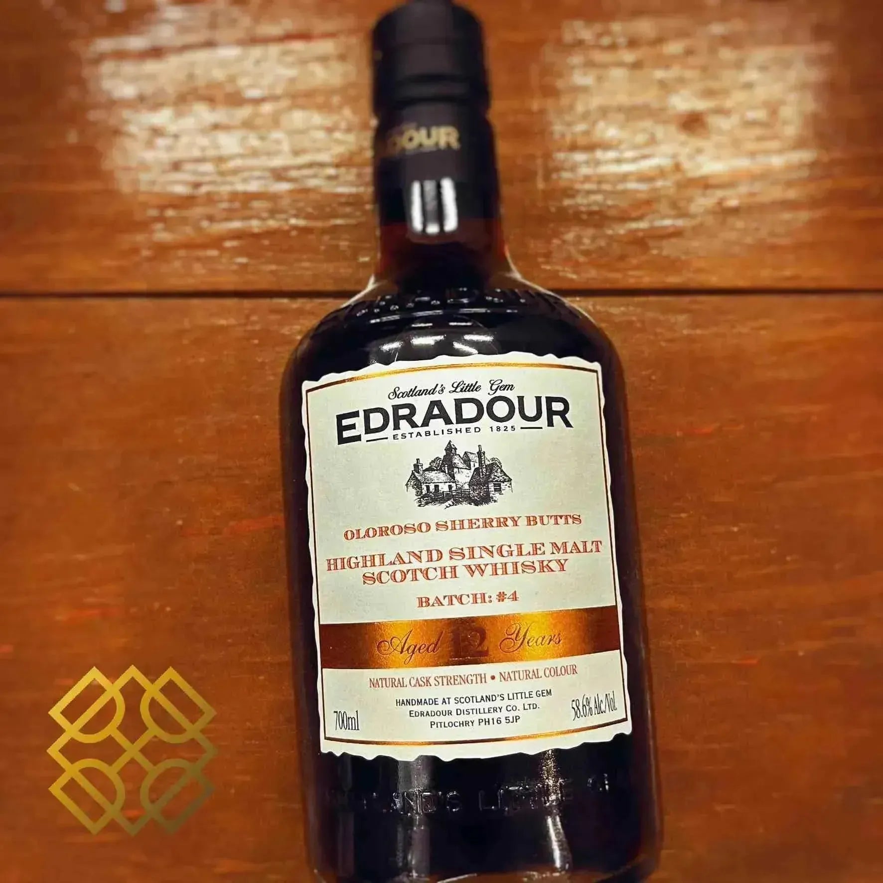 Edradour - 12YO, 2012/2024, Batch #4, 1st Fill & 2nd Fill Oloroso Sherry Butt, 58.6% (WB87.18) - Scotch Whisky