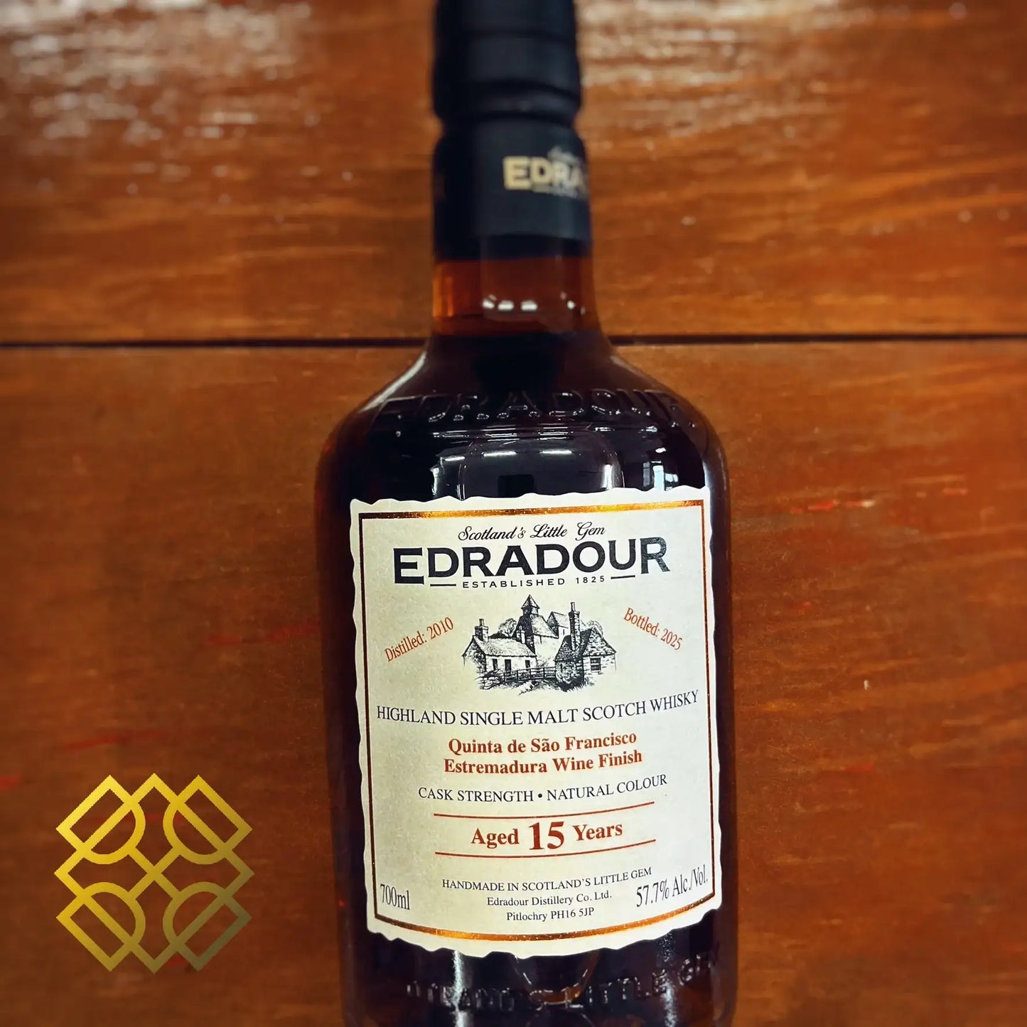 Edradour - 15YO 2010/2025, 1st Fill Quinta de São Francisco Fortified Wine Hogsheads, 57.7% - Scotch Whisky