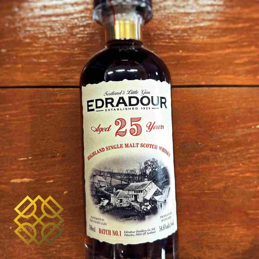 Edradour - 25YO, Ibisco Decanter, 54.6% - Scotch Whisky