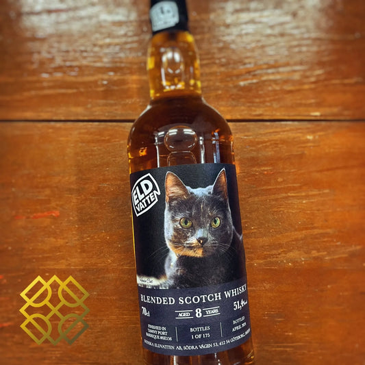 Eldvatten Blended Scotch - 8YO, 2024, #SE156, Raskatter, 51.4% - Scotch Whisky