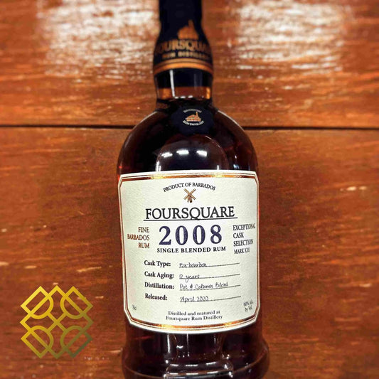 Foursquare - 12YO, 2008/2020, Mark XIII, 60% - Rum