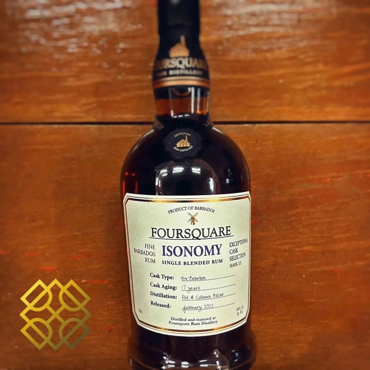 Foursquare - 17YO, 2005/2022, Isonomy, 58% (WF89) - Rum