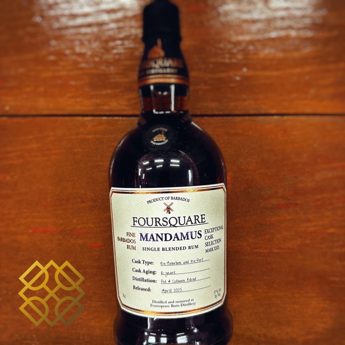 Foursquare Mandamus 16YO, 2025, 57% - Rum