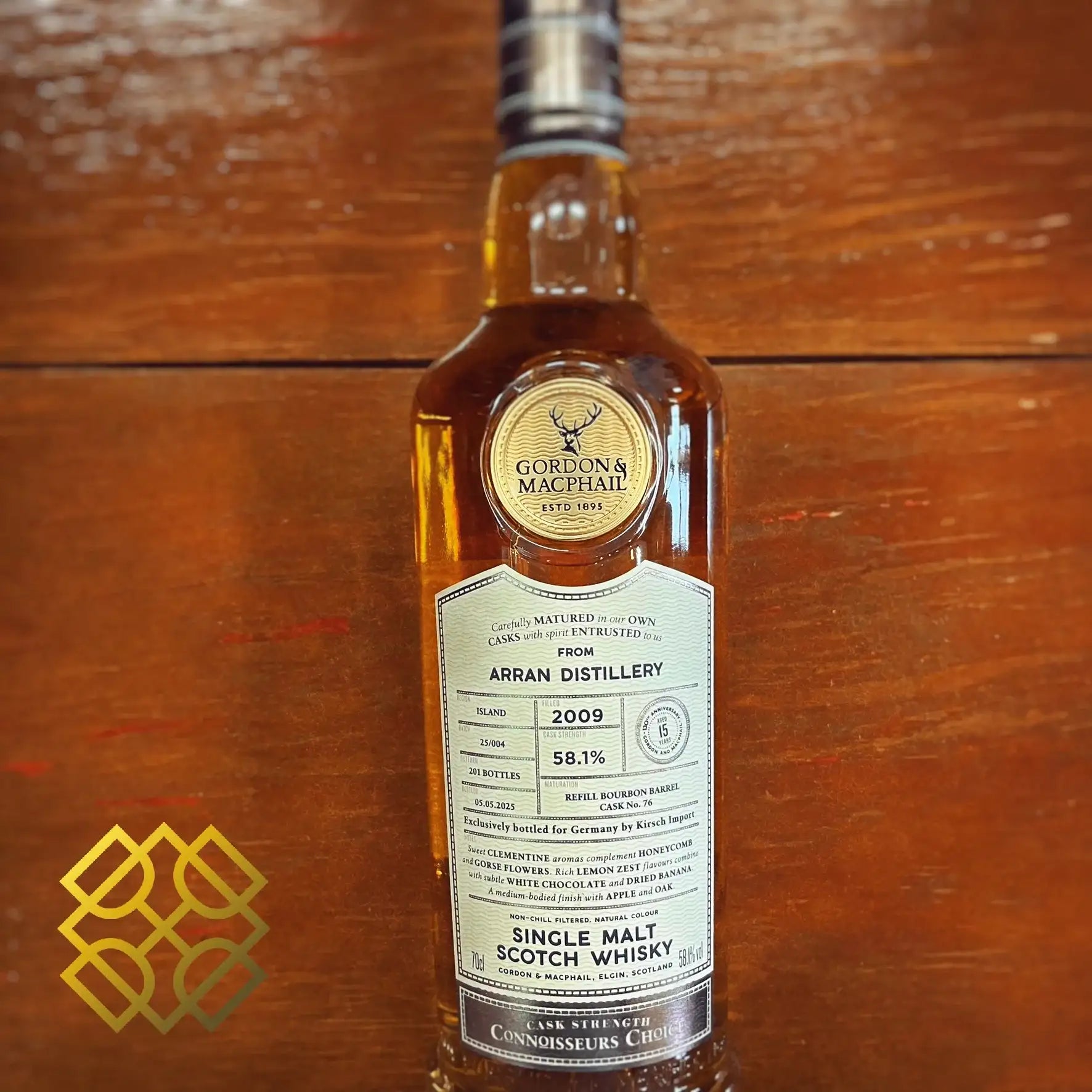 G&M Arran - 15YO, 2009/2025, #76, 58.1% - Scotch Whisky