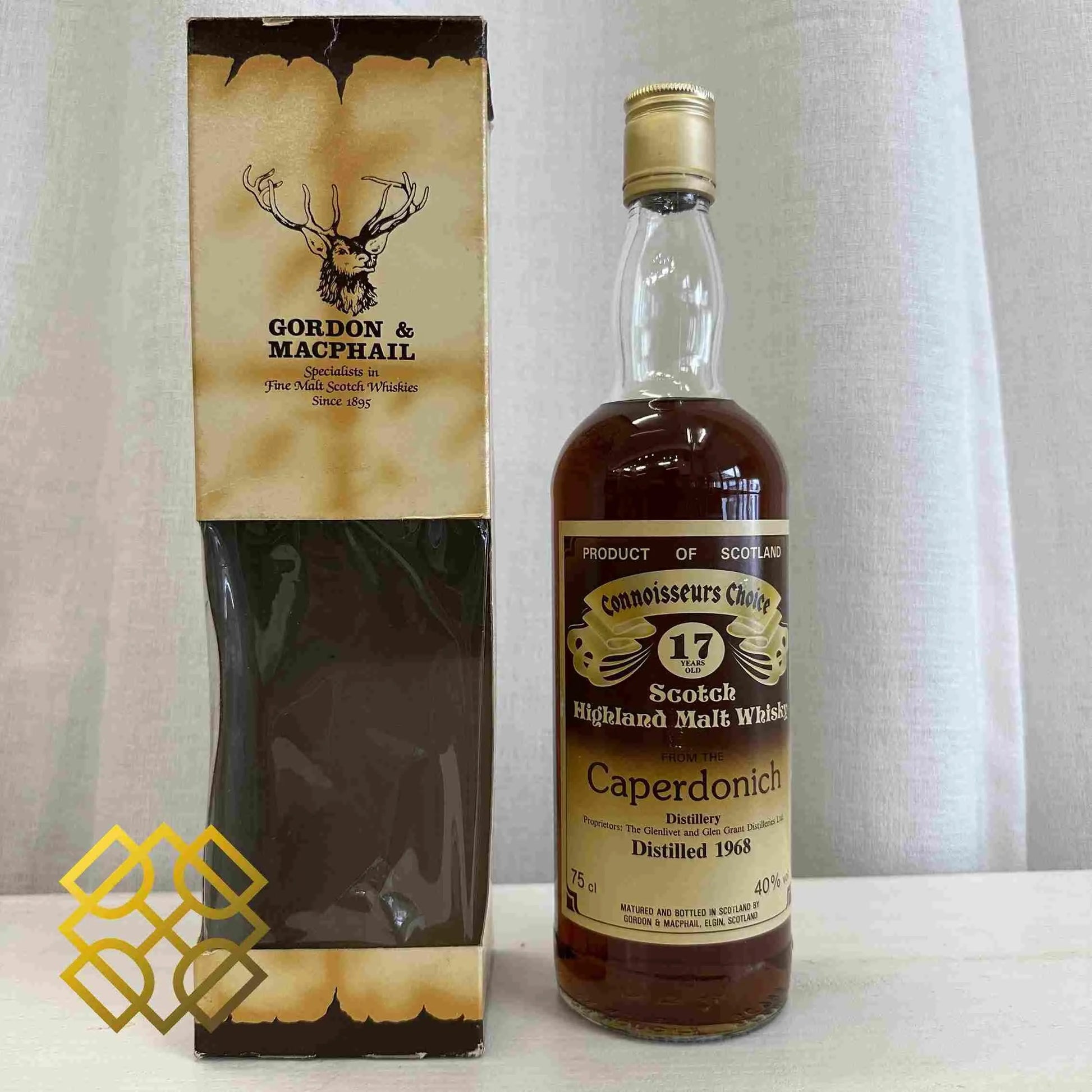 G&M Caperdonich - 17YO, 1968, Brown Label, 40% - Scotch Whisky