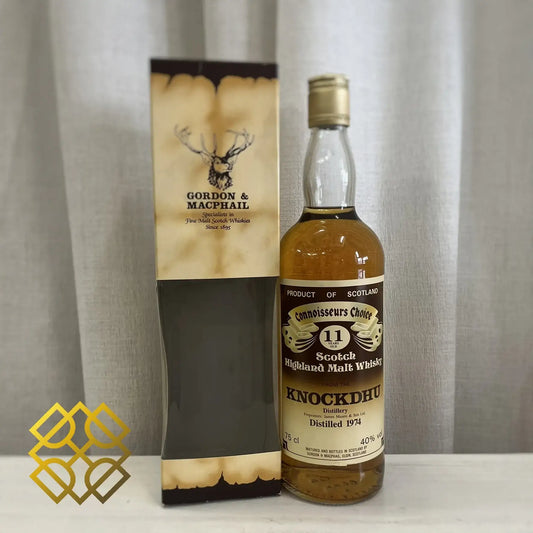 G&M Knockdhu - 11YO, 1974, Connoisseurs Choice, 40%, 750ml (分現金/信用卡價) - Scotch Whisky