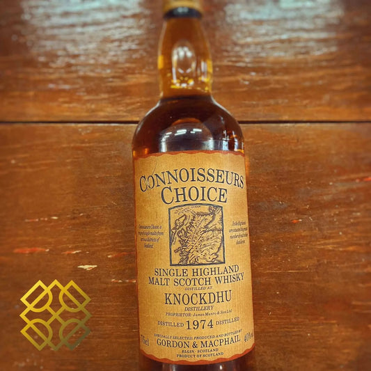 G&M Knockdhu - 1974, Old Map Label ,40% (分現金/信用卡價) - Scotch Whisky