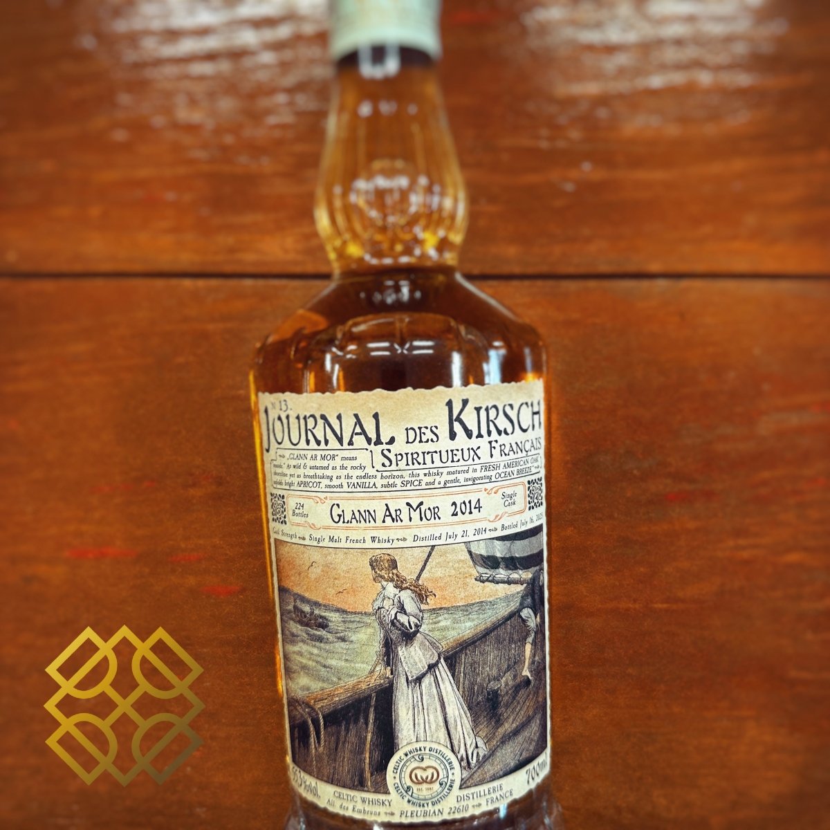 Glann Ar Mor 10YO, 2014/2025, Journal des Kirsch 13, 20026, 55.3% (WF88, WN88) - Other Whiskies