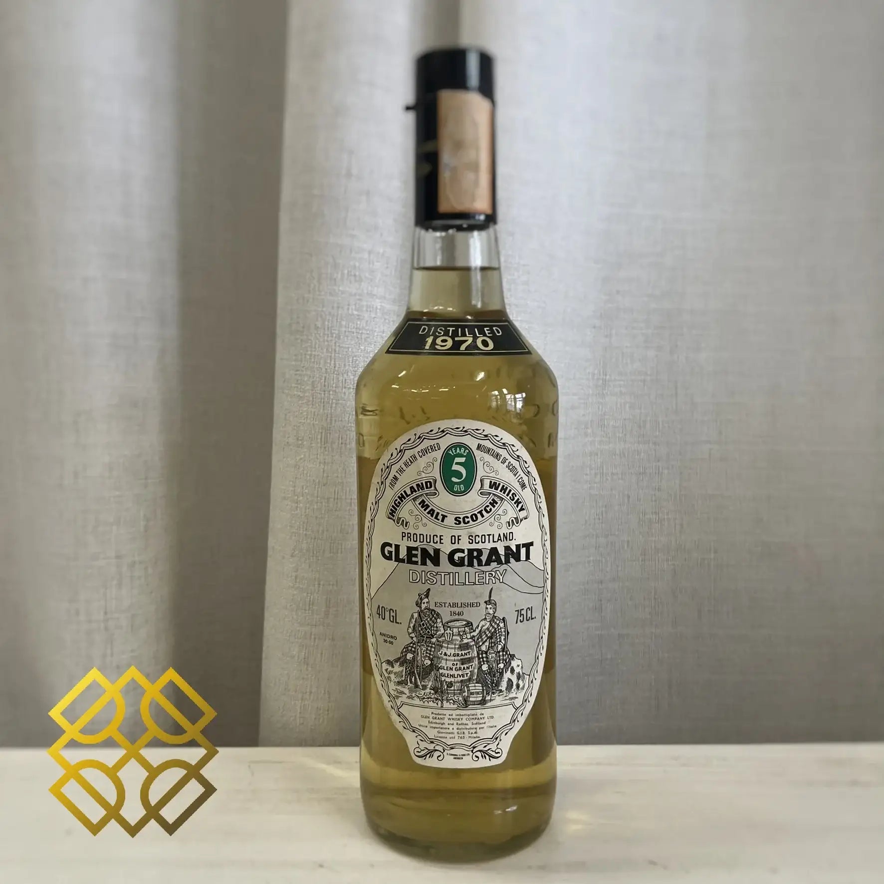 Glen Grant - 5YO, 1970, Old bottling, 40°GL, 750ml, 40% - Scotch Whisky
