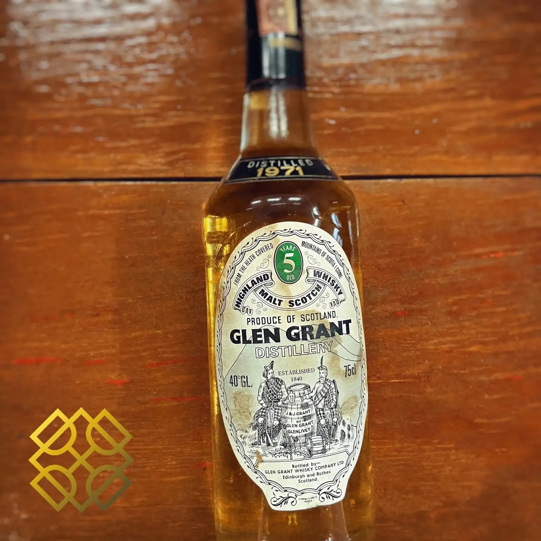 Glen Grant - 5YO, 1971, Old bottling, 40°GL, 750ml, 40% - Scotch Whisky