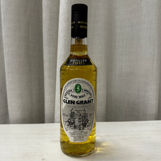 Glen Grant - 5YO, 1981, Seagram Italia Import, 40% - Scotch Whisky