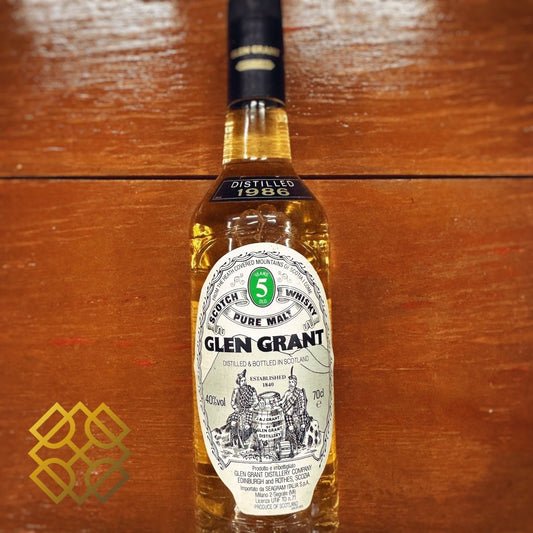 Glen Grant 5YO, 1986, Seagram Italia Import, 40% - 蘇格蘭威士忌