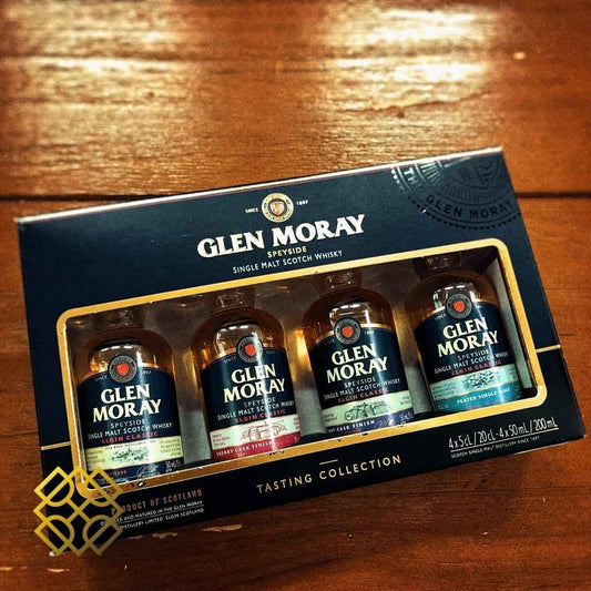 Glen Moray - Miniatures (4 x 50ml) - 威士忌 - Country_Scotland - Distillery_Glen Moray - hidden- - -