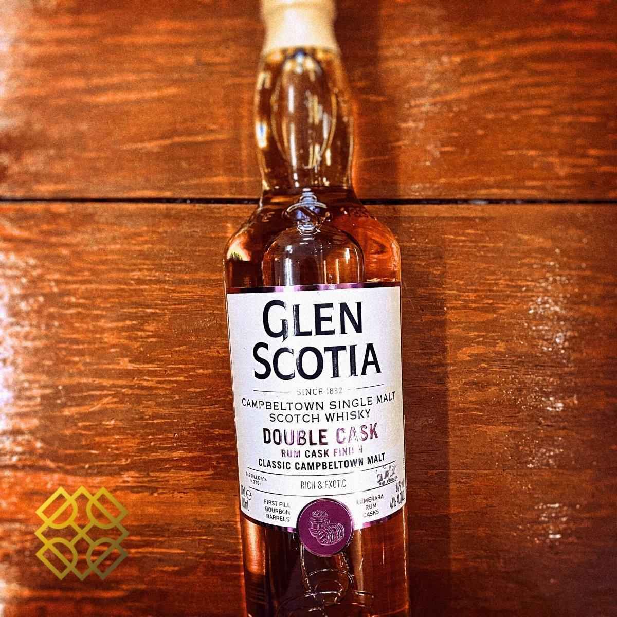 Glen Scotia - Double Cask, Rum Finish, 2022, Classic Campbeltown Malt, 46%  Type : Single malt whisky 威士忌