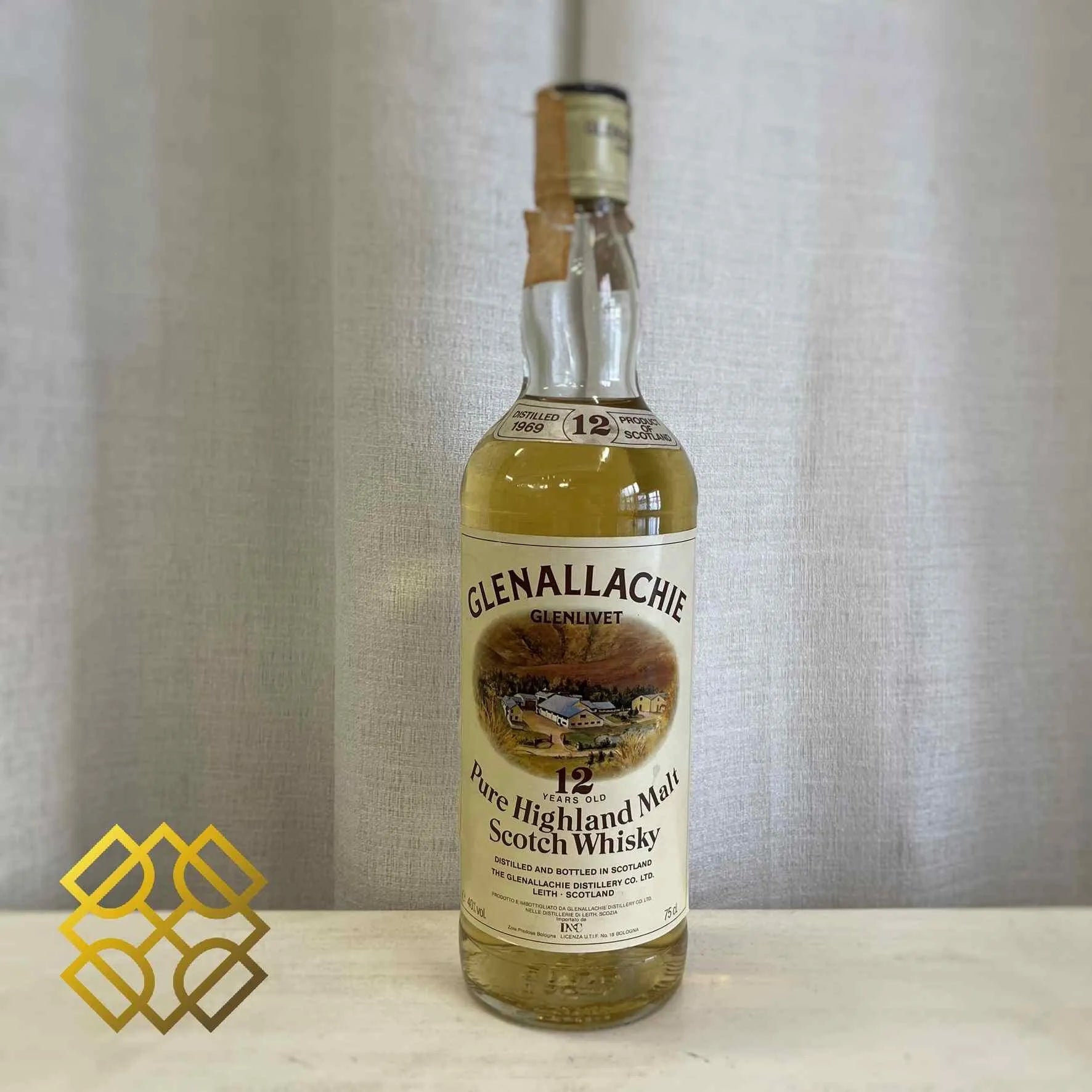 GlenAllachie - 12YO, 1969, Pure Highland Malt, 40% (分現金/信用卡價) - Scotch Whisky