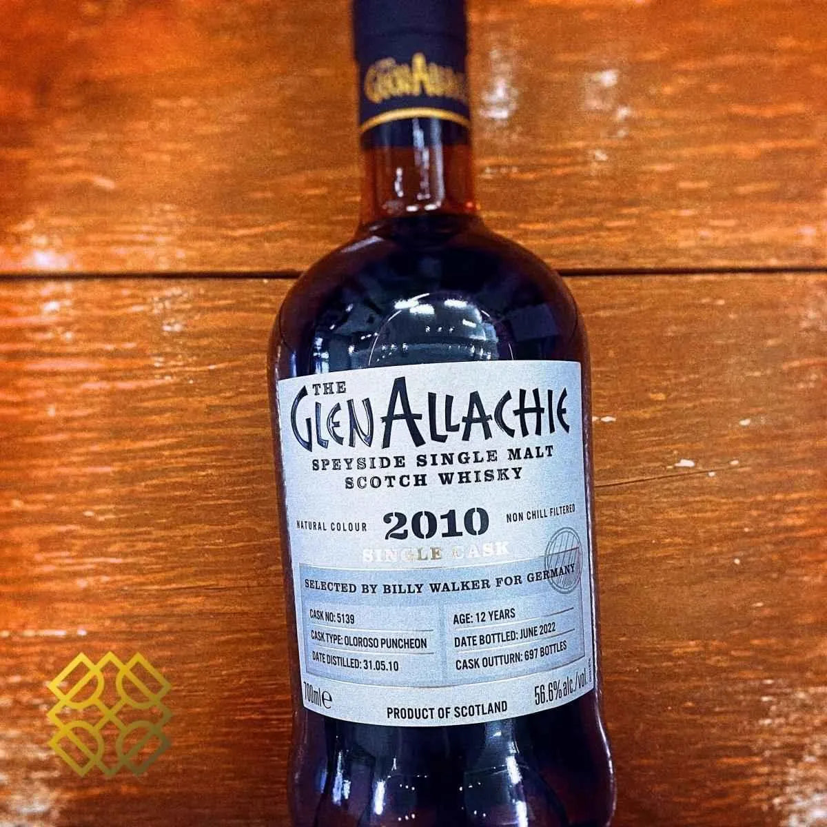 GlenAllachie - 12YO, Single Cask #5139, 2010/2022, 56.6% - Scotch Whisky