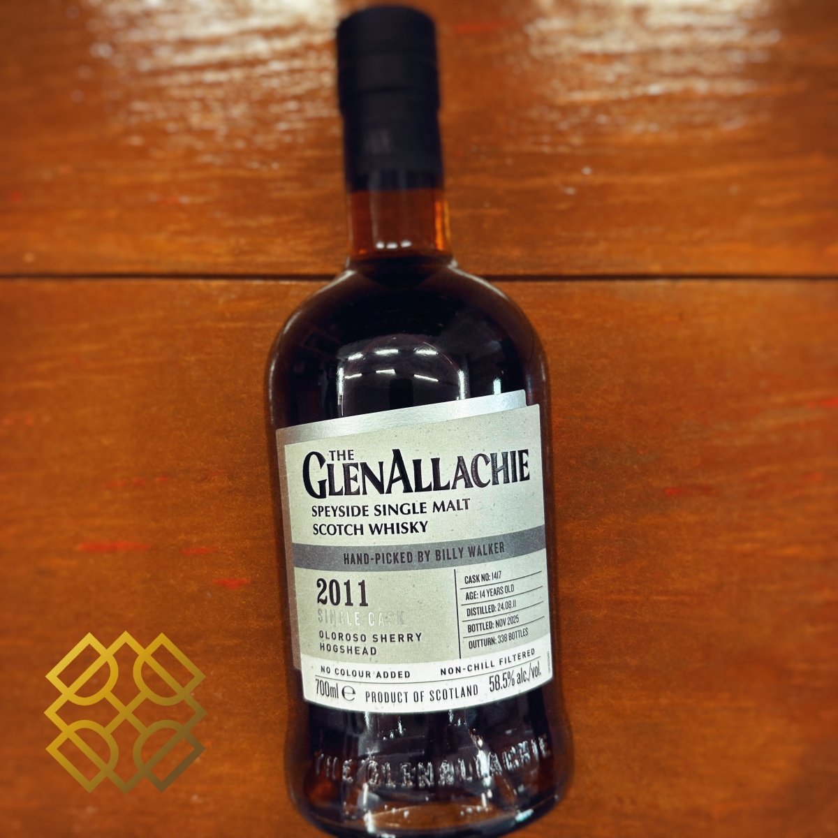 Glenallachie 14YO, 2011/2025, Oloroso Sherry HHD, 1417, 58.5% - 蘇格蘭威士忌