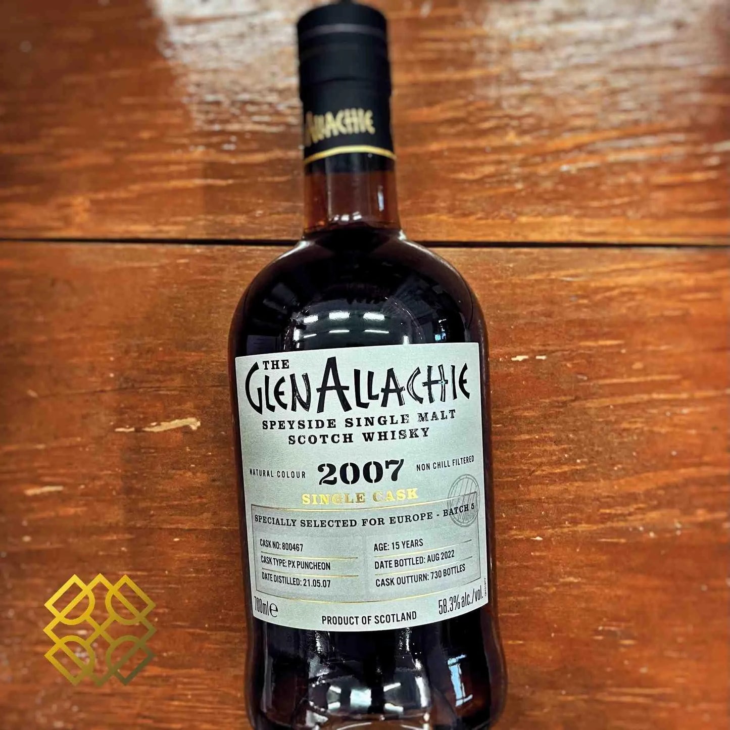 GlenAllachie - 15YO, 2007/2022, #800467, 58.3% - Scotch Whisky