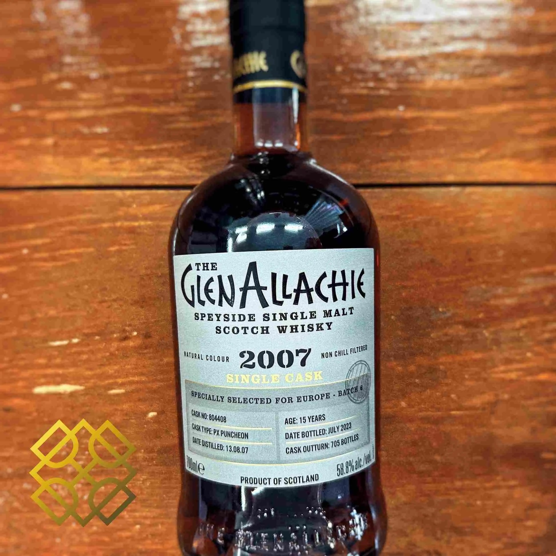 GlenAllachie - 15YO, 2007/2023, #804408, 58.8% - Scotch Whisky