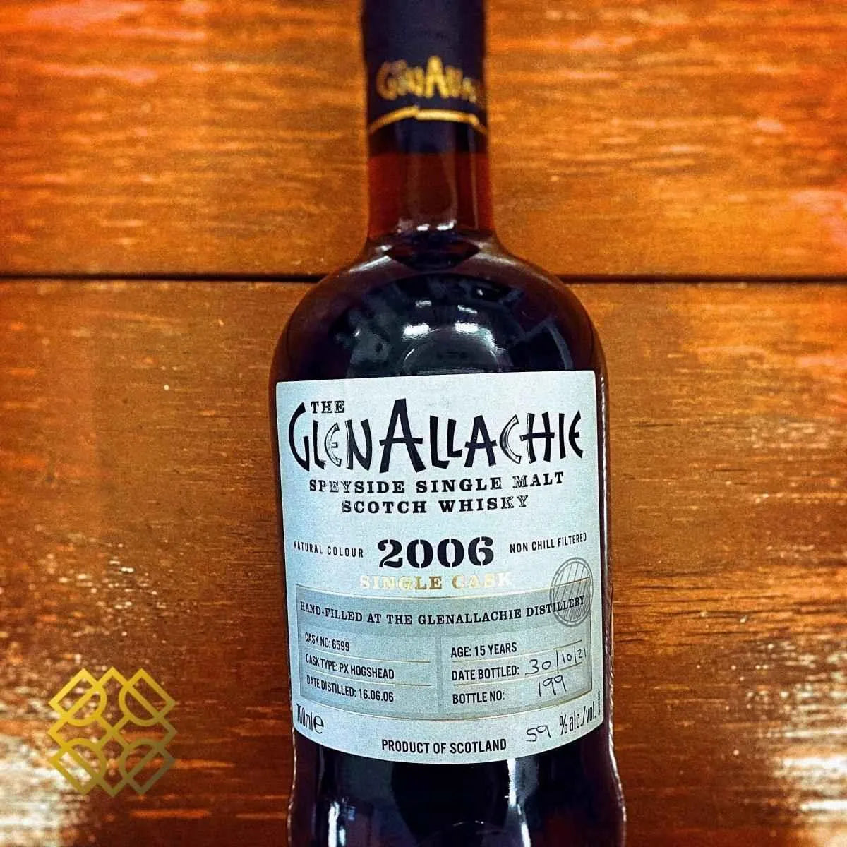 GlenAllachie - 15YO, Hand-filled, 2006/2021, 59.0% - Scotch Whisky