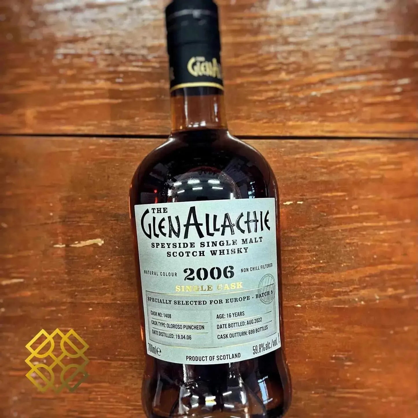 GlenAllachie - 16YO, 2006/2022, #1408 ,59.8% - Scotch Whisky