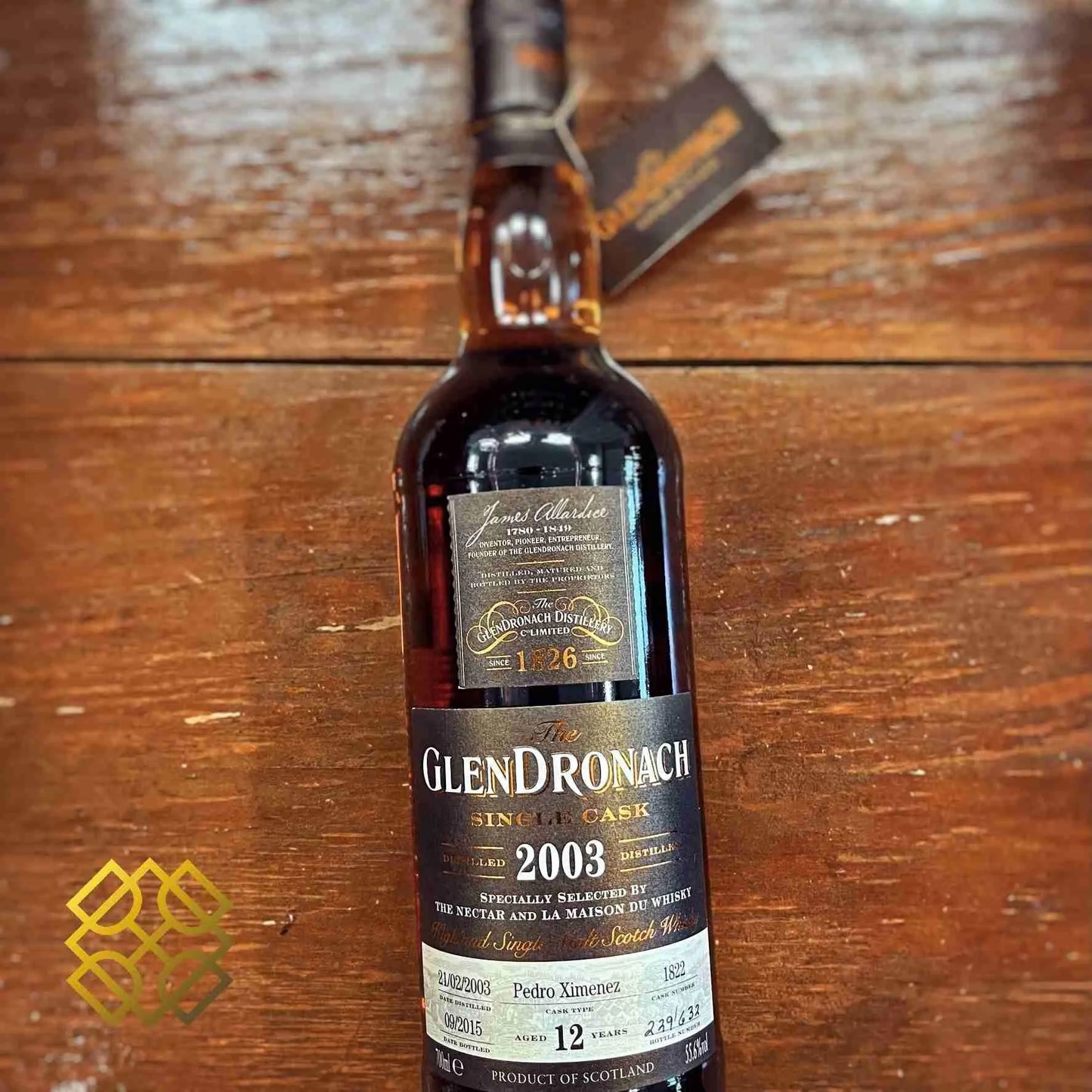 Glendronach - 12YO, 2003/2015, #1822 for LMDW & Nectar, 55.6% - Scotch Whisky