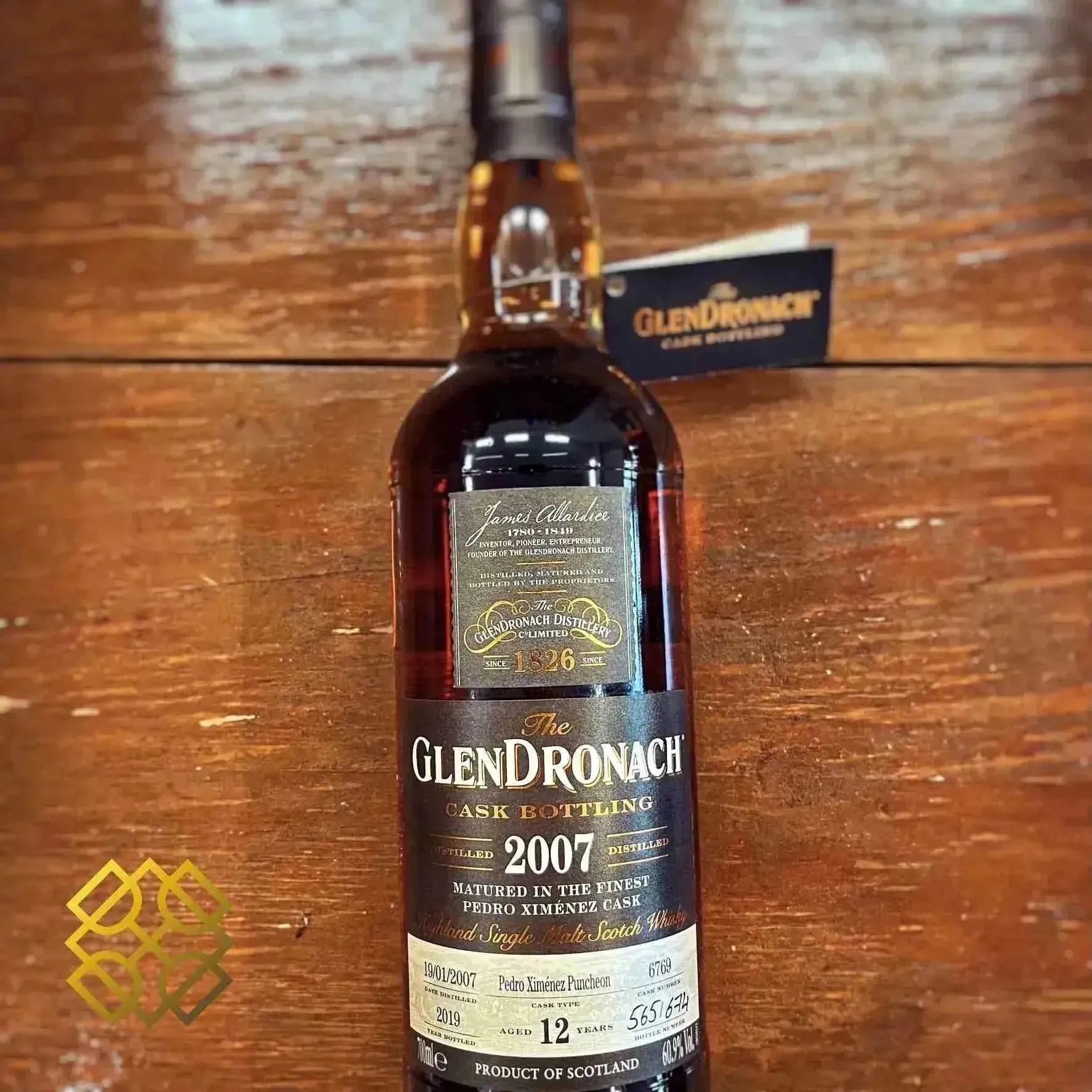 Glendronach - 12YO, 2007/2019, #6769, 60.9% - Scotch Whisky