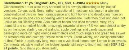 glendronach-12yo-original-1980s-43percent-750ml-wf91-scotch-whisky-56536 - Alcohol Please