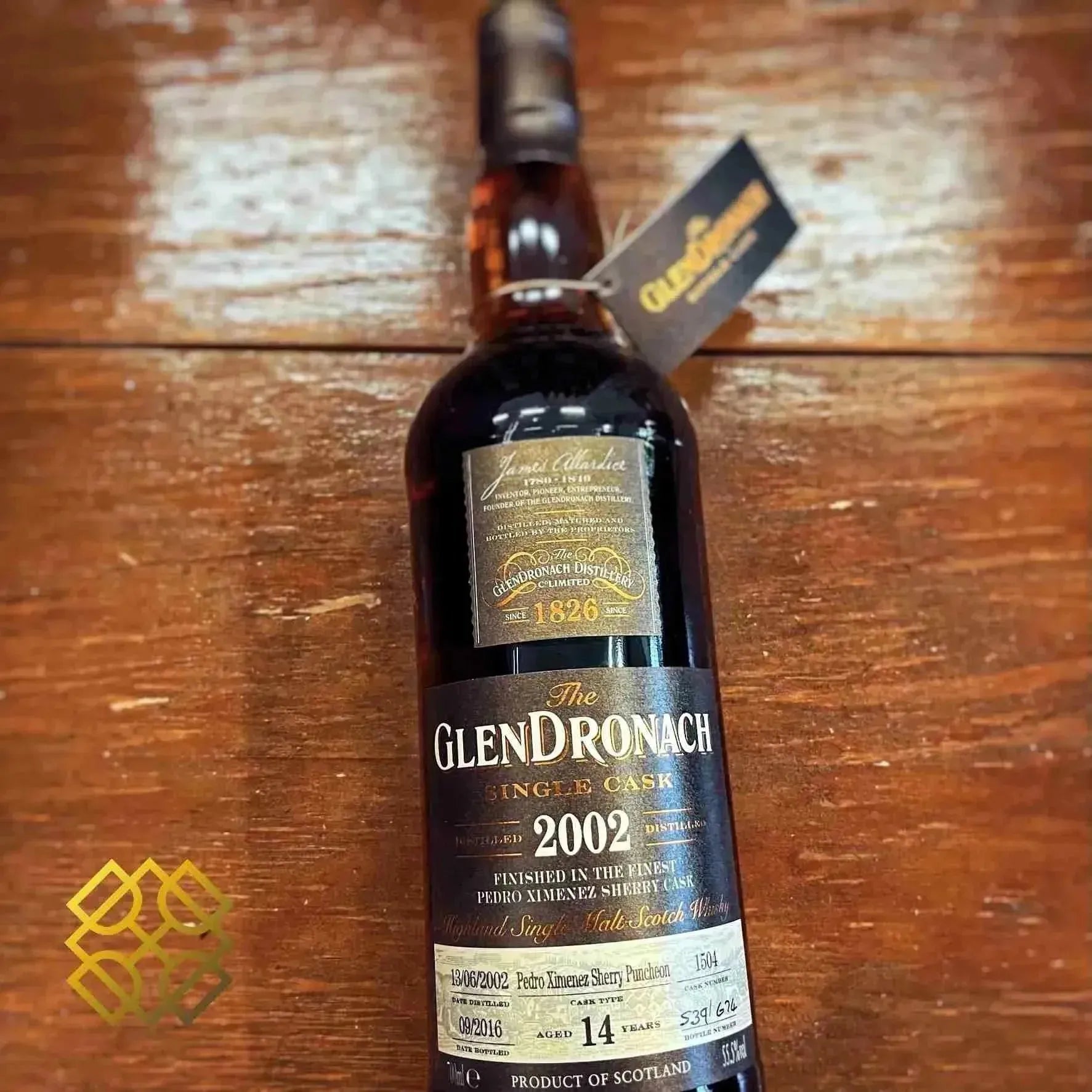 Glendronach - 14YO, 2002/2016, #1504, 55.5% - Scotch Whisky