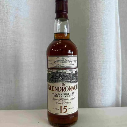 Glendronach - 15YO, late 1990s early 2000s, 100% Matured in Sherry Casks, 40% (分現金/信用卡價) - Scotch Whisky