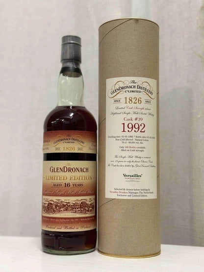 Glendronach - 16YO, 1992/2009, #39, 60.8% (WB 88.52) (分現金/信用卡價) - Scotch Whisky